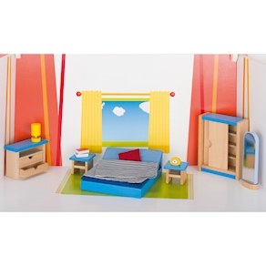 Puppenhausmöbel Schlafzimmer