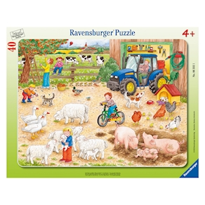 Auf dem Bauernhof, Puzzle, 40 Teile