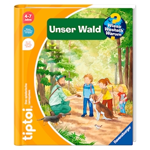 Tiptoi Komm mit in den Wald, Buch Wieso, Weshalb, Warum