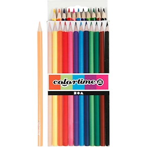 Farbstifte Colortime, Mine Ø 3 mm, 12 Stück