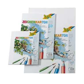 Zeichenpapier A2, 120 g/m2 250 Blatt, weiss