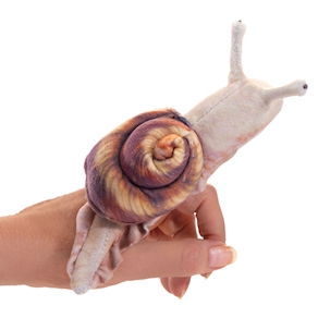 mini Schnecke Fingerpuppe