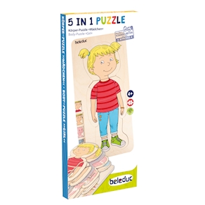 Körper Puzzle Mädchen