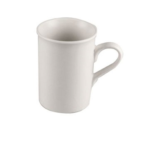 Tasse weiss, H. 10 cm