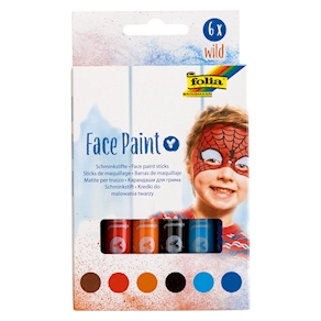 Schminkstifte Face Paint Wild 6 Stifte