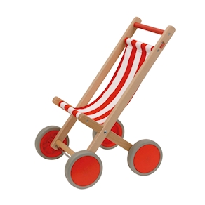 Puppen-Buggy aus Holz