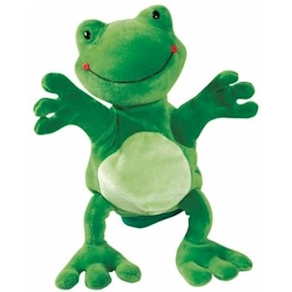 Frosch Handpuppe