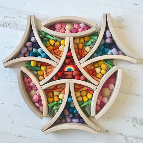 Mandala Rainbow Eggs, 36 Stk.