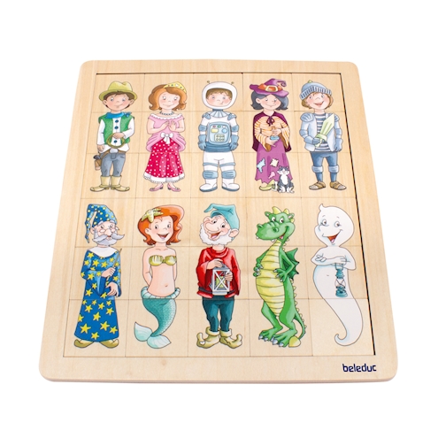 Match & Mix Fantasy Holzpuzzle