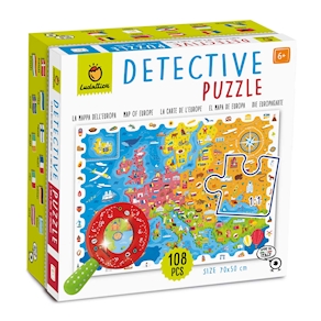 Detective Puzzle Europa 108 Teile