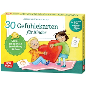 30 Gefühlekarten für Kinder