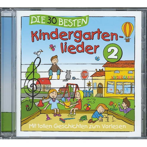 Die 30 Besten Kindergartenlieder 2, CD | CD's & Liederbücher