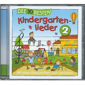 Die 30 besten Kindergartenlieder 2, CD