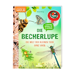 Die Becherlupe, Buch Die Welt der kleinen Tiere ganz gross