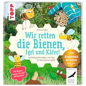 Wir retten die Bienen, Igel und Käfer, Buch