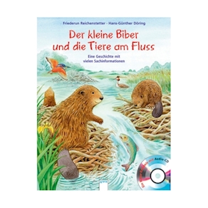 Der kleine Biber und die Tiere am Fluss