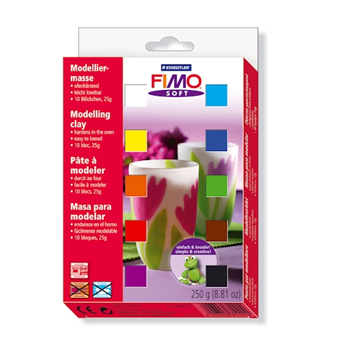 FIMO Soft Grundset, 12 Farben