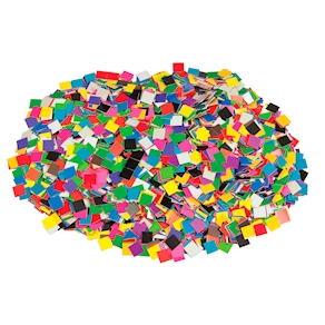 Mosaikplättchen bunt, 10'000 Stück