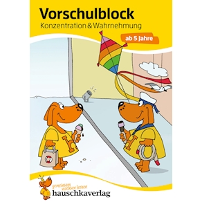 Vorschulblock - Konzentration und Wahrnehmung ab 5 Jahre