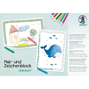 Mal- und Zeichenblock Rahmen