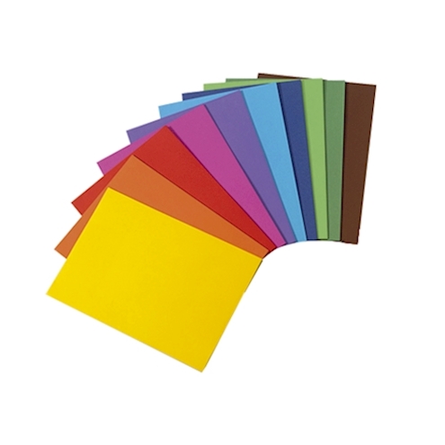 Tonzeichenpapier A4 Sort. B 10 satte Farben / 100 Blatt