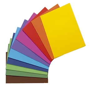 Tonzeichenpapier A3 Sort. B 10 satte Farben / 100 Blatt