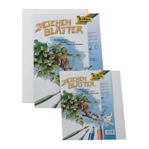 Zeichenpapier gekörnt 33x40 cm, 120 g/m2, 100 Blatt