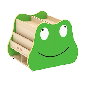 Bücherkiste Frosch, L 60 x B 74 x H 60 cm