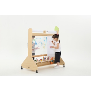 Mobile Maltafel, L 123 x B 70 x H 130 cm