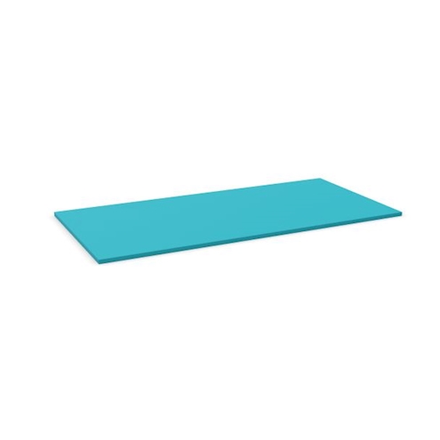 Krabbelmatte K004 türkisblau L 200 x B 100 x H 2,6 cm Kunstleder Basic