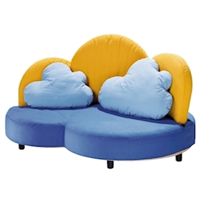 Wolkensofa, Sitzhöhe 25 cm B 140 x H 83 x T 90 cm