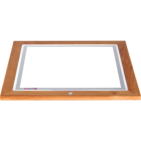 Leuchttisch mit LED-Panel, höhenverstellbar von 14-42 cm L 60 x B 60 cm