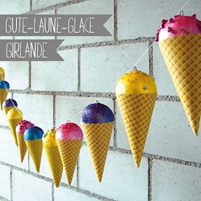 Glace-Girlande