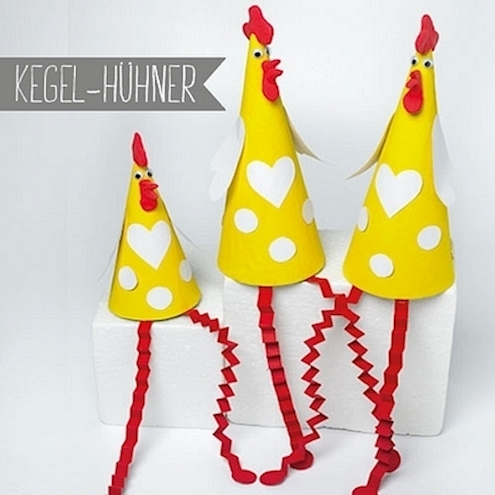 Kegel-Hühner