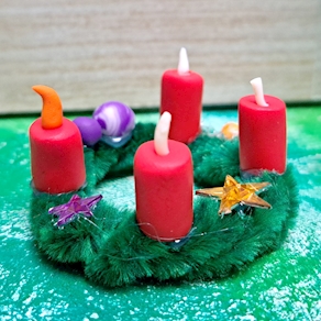 Mini-Adventskranz